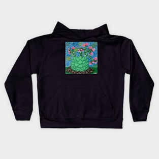 Flowering Succulent Kids Hoodie